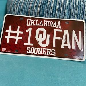 Oklahoma Sooners License Plate